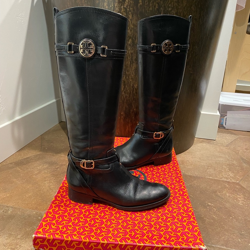 Tory Burch Calista Riding Boots size 8.5